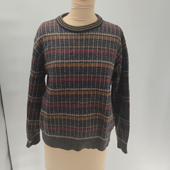Vintage vintage Pendleton Coogi Style Cosby virgin wool Grandpa Sweater unisex M - Picture 4 of 13